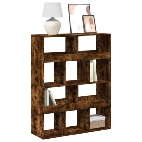 Engineered wood smoked oak bookshelf 100x33x125.5 cm by , Bookcases and shelves - Ref: Foro24-3309361, Price: 117,99 €, Disco...