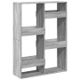 Estantería de madera de ingeniería gris Sonoma 100x33x135 cm de , Librerías y estanterías - Ref: Foro24-3309389, Precio: 116,...