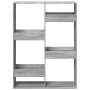 Estantería de madera de ingeniería gris Sonoma 100x33x135 cm de , Librerías y estanterías - Ref: Foro24-3309389, Precio: 116,...