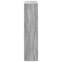 Estantería de madera de ingeniería gris Sonoma 100x33x135 cm de , Librerías y estanterías - Ref: Foro24-3309389, Precio: 116,...