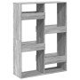 Estantería de madera de ingeniería gris Sonoma 100x33x135 cm de , Librerías y estanterías - Ref: Foro24-3309389, Precio: 116,...