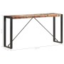 Mesa consola de madera maciza reciclada 150x35x76 cm de , Mesas auxiliares - Ref: Foro24-285949, Precio: 177,19 €, Descuento: %