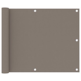 Toldo para balcón de tela Oxford gris taupe 75x300 cm de vidaXL, Sombrillas - Ref: Foro24-134984, Precio: 17,63 €, Descuento: %