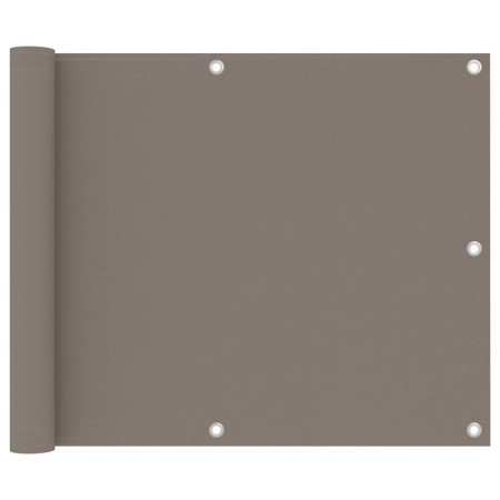 Toldo para balcón de tela Oxford gris taupe 75x300 cm de vidaXL, Sombrillas - Ref: Foro24-134984, Precio: 17,63 €, Descuento: %