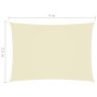 Rectangular cream-colored Oxford fabric sail shade 2.5x4 m by vidaXL, Umbrellas - Ref: Foro24-135207, Price: 38,99 €, Discoun...