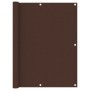 Balcony awning brown oxford fabric 120x300 cm by vidaXL, Umbrellas - Ref: Foro24-135076, Price: 22,23 €, Discount: %