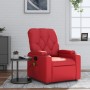 Sillón de masaje reclinable cuero sintético rojo de , Sillones - Ref: Foro24-372515, Precio: 249,56 €, Descuento: %