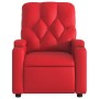 Reclining massage armchair in red synthetic leather by , Armchairs - Ref: Foro24-372515, Price: 249,56 €, Discount: %