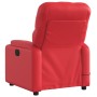 Sillón de masaje reclinable eléctrico de cuero artificial rojo de , Sillones - Ref: Foro24-3204770, Precio: 280,91 €, Descuen...