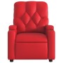 Sillón de masaje reclinable eléctrico de cuero artificial rojo de , Sillones - Ref: Foro24-3204770, Precio: 280,91 €, Descuen...