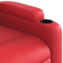 Sillón de masaje reclinable eléctrico de cuero artificial rojo de , Sillones - Ref: Foro24-3204770, Precio: 280,91 €, Descuen...