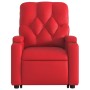 Sillón de majaje elevable eléctrico cuero artificial rojo de , Sillones - Ref: Foro24-3204798, Precio: 340,25 €, Descuento: %