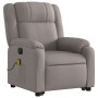 Electric reclining and lift massage armchair in taupe fabric by , Armchairs - Ref: Foro24-3205246, Price: 335,97 €, Discount: %