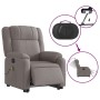 Electric reclining and lift massage armchair in taupe fabric by , Armchairs - Ref: Foro24-3205246, Price: 335,97 €, Discount: %