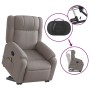 Electric reclining and lift massage armchair in taupe fabric by , Armchairs - Ref: Foro24-3205246, Price: 335,97 €, Discount: %