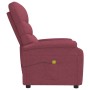 Red wine fabric massage chair by , Electric massage chairs - Ref: Foro24-348302, Price: 184,99 €, Discount: %