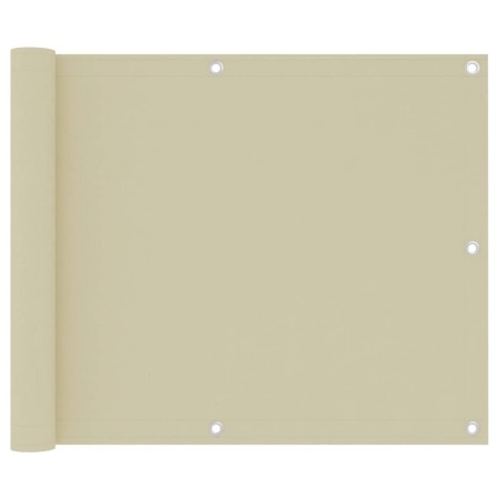 Toldo para balcón tela oxford crema 75x500 cm de vidaXL, Sombrillas - Ref: Foro24-134950, Precio: 24,44 €, Descuento: %