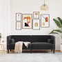 Chesterfield 3-seater sofa with black velvet cushions by , Sofas - Ref: Foro24-372698, Price: 298,14 €, Discount: %