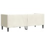 Sofá Chesterfield 3 plazas con cojines terciopelo blanco crema de , Sofás - Ref: Foro24-372700, Precio: 302,99 €, Descuento: %