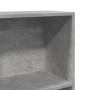 Engineered wood gray concrete shelf 40x24x143 cm by , Bookcases and shelves - Ref: Foro24-857786, Price: 49,01 €, Discount: %