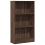 Estantería de madera de ingeniería marrón roble 60x24x109 cm de , Librerías y estanterías - Ref: Foro24-857809, Precio: 51,29...