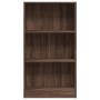 Estantería de madera de ingeniería marrón roble 60x24x109 cm de , Librerías y estanterías - Ref: Foro24-857809, Precio: 51,29...