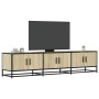 TV stand made of Sonoma oak engineered wood 180x35x41 cm by , TV Furniture - Ref: Foro24-3300786, Price: 136,06 €, Discount: %