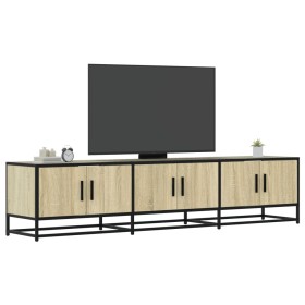 TV stand made of Sonoma oak engineered wood 180x35x41 cm by , TV Furniture - Ref: Foro24-3300786, Price: 136,99 €, Discount: %