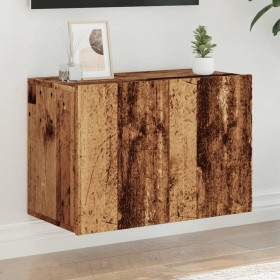 Wall-mounted TV stand made of aged wood, 60x30x41 cm by , Closets and storage - Ref: Foro24-857662, Price: 41,31 €, Discount: %