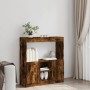 Engineered wood smoked oak sideboard 92x33x100 cm by , Bookcases and shelves - Ref: Foro24-855128, Price: 83,10 €, Discount: %