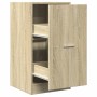 Armario botiquín madera ingeniería roble Sonoma 40x41x77,5 cm de , Taquillas y armarios de almacenamiento - Ref: Foro24-85518...