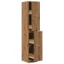 Medicine cabinet made of oak wood, artisan engineering, 30x41x77.5 cm by , Lockers and storage cabinets - Ref: Foro24-3309635...