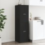 Engineered wood black medicine cabinet 30x41x174.5 cm by , Lockers and storage cabinets - Ref: Foro24-3309637, Price: 132,75 ...