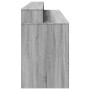 Escritorio con LED madera ingeniería gris sonoma 200x55x91 cm de , Escritorios - Ref: Foro24-3309443, Precio: 198,71 €, Descu...