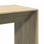 Mesa alta de bar madera ingeniería roble Sonoma 51x50x103,5 cm de , Mesas de cocina y de comedor - Ref: Foro24-854420, Precio...