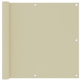 Toldo para balcón tela oxford color crema 90x500 cm de vidaXL, Sombrillas - Ref: Foro24-134954, Precio: 27,77 €, Descuento: %