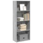 Estantería madera de ingeniería gris Sonoma 60x30x152 cm de , Librerías y estanterías - Ref: Foro24-857913, Precio: 73,24 €, ...