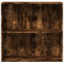 Engineered wood smoked oak bookshelf 80x30x77 cm by , Bookcases and shelves - Ref: Foro24-857926, Price: 48,99 €, Discount: %