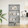 Engineered wood bookshelf in Sonoma grey, 80x30x152 cm. by , Bookcases and shelves - Ref: Foro24-857945, Price: 78,92 €, Disc...