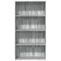 Engineered wood bookshelf in Sonoma grey, 80x30x152 cm. by , Bookcases and shelves - Ref: Foro24-857945, Price: 78,92 €, Disc...