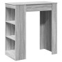 Hoher Bartisch mit Regalen aus Sonoma-Grau-Holz 95x47x103,5 cm. | Foro24|Onlineshop| Casa, Jardín y Más Foro24.es