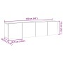 Wall-mounted TV units, 2 units, artisan oak, 80x30x41 cm by , Closets and storage - Ref: Foro24-857669, Price: 83,91 €, Disco...