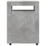 Narrow bathroom cabinet with wheels, gray wood concrete by , Lockers and storage cabinets - Ref: Foro24-855271, Price: 108,27...