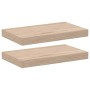 Estantes flotantes 2 uds madera de ingeniería 40x23,5x4 cm de , Estantes y estanterías - Ref: Foro24-4010683, Precio: 30,99 €...