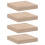 Estantes flotantes 4 uds madera de ingeniería 23x23,5x4 cm de , Estantes y estanterías - Ref: Foro24-4010681, Precio: 40,79 €...