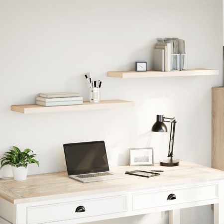 Floating shelves 2 units engineered wood 60x23.5x4 cm by , Shelves and shelves - Ref: Foro24-4010695, Price: 55,71 €, Discoun...