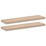 Floating shelves 2 units engineered wood 60x23.5x4 cm by , Shelves and shelves - Ref: Foro24-4010695, Price: 55,71 €, Discoun...