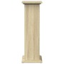 Pedestal expositor con almacenaje roble Sonoma 31x30x90 cm de , Soportes para macetas - Ref: Foro24-854609, Precio: 66,27 €, ...