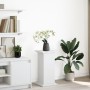 White wooden display pedestal with storage 31x30x60 cm by , Pot stands - Ref: Foro24-854616, Price: 53,72 €, Discount: %