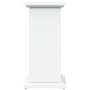 White wooden display pedestal with storage 31x30x60 cm by , Pot stands - Ref: Foro24-854616, Price: 53,72 €, Discount: %